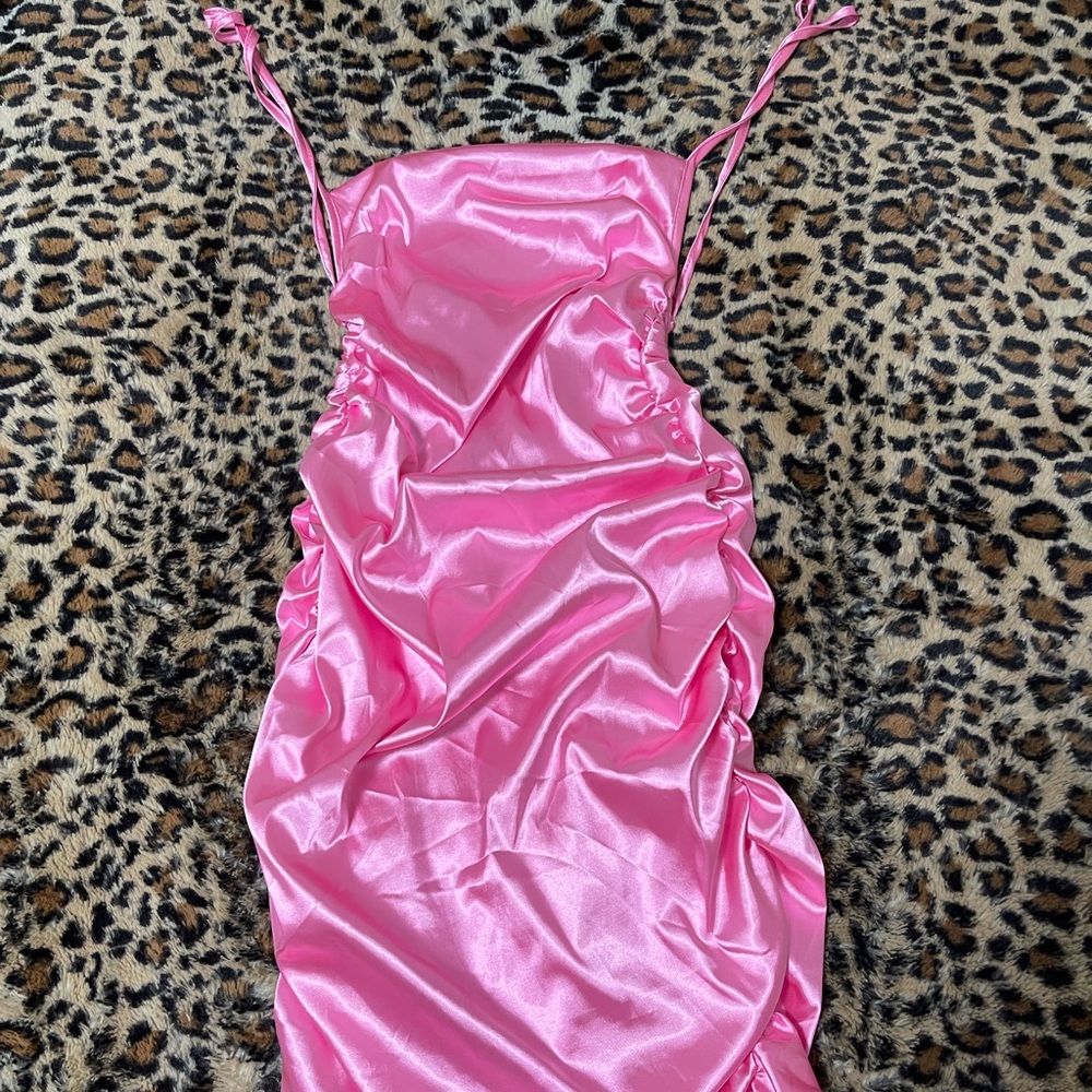 Bubblegum Pink Dress Fashion Nova